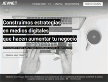 Tablet Screenshot of jevnet.es
